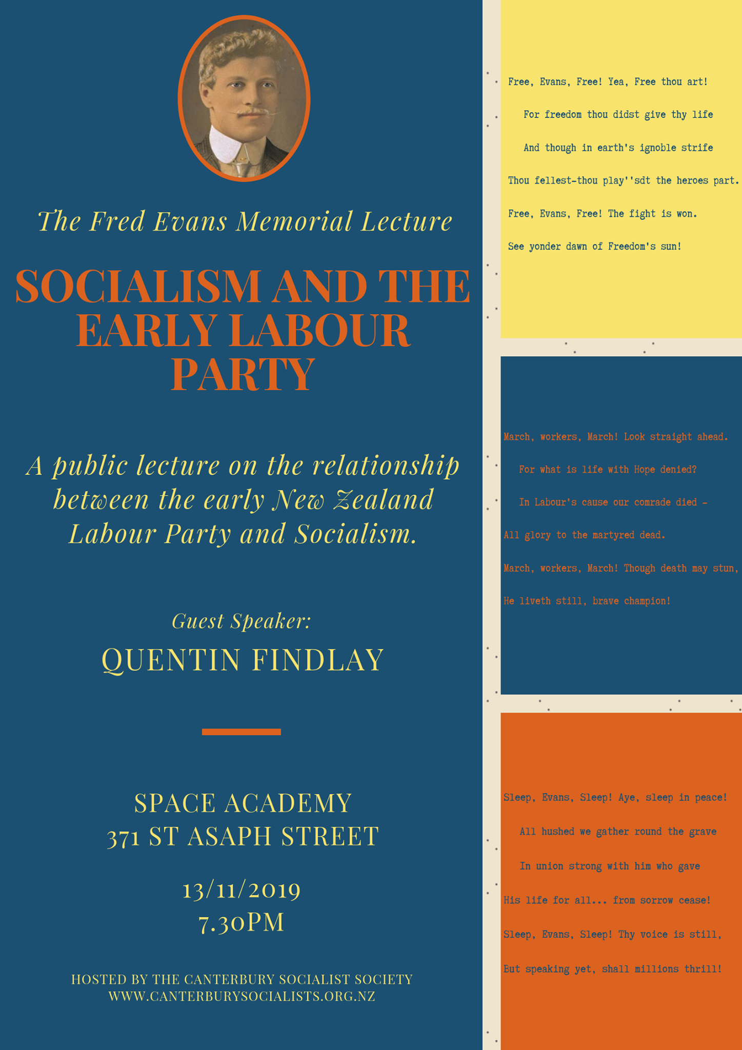 Fred Evans Memorial Lecture: Socialism & the Early Labour Party