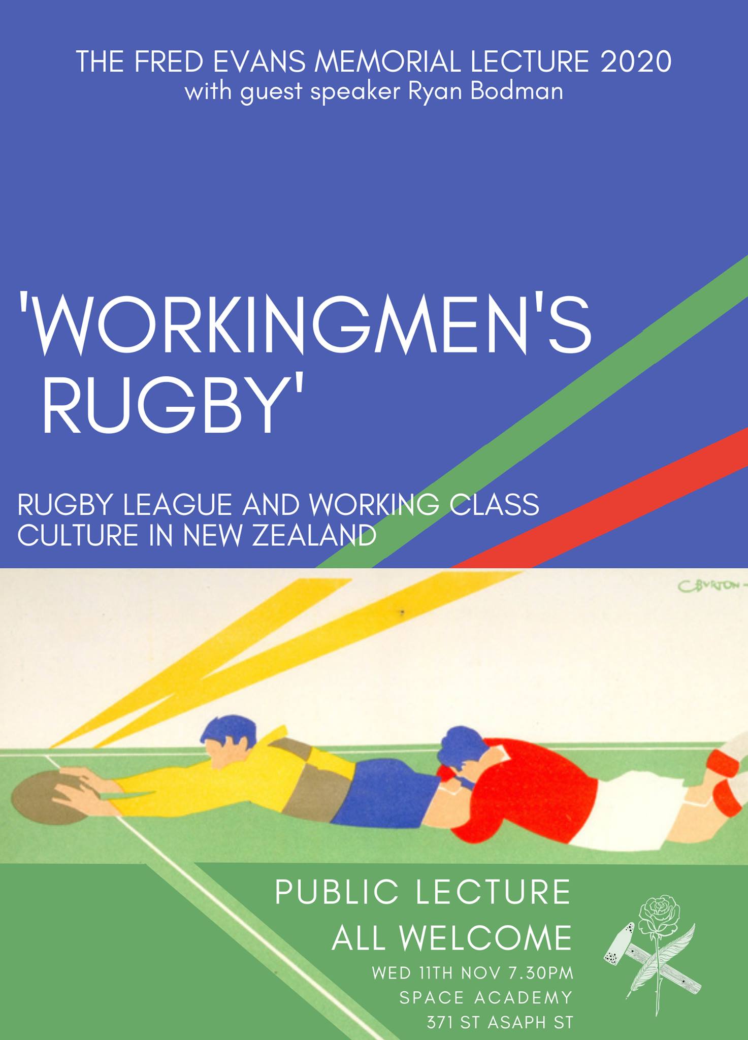 The Fred Evans Memorial Lecture 2020: “Workingmen’s Rugby”