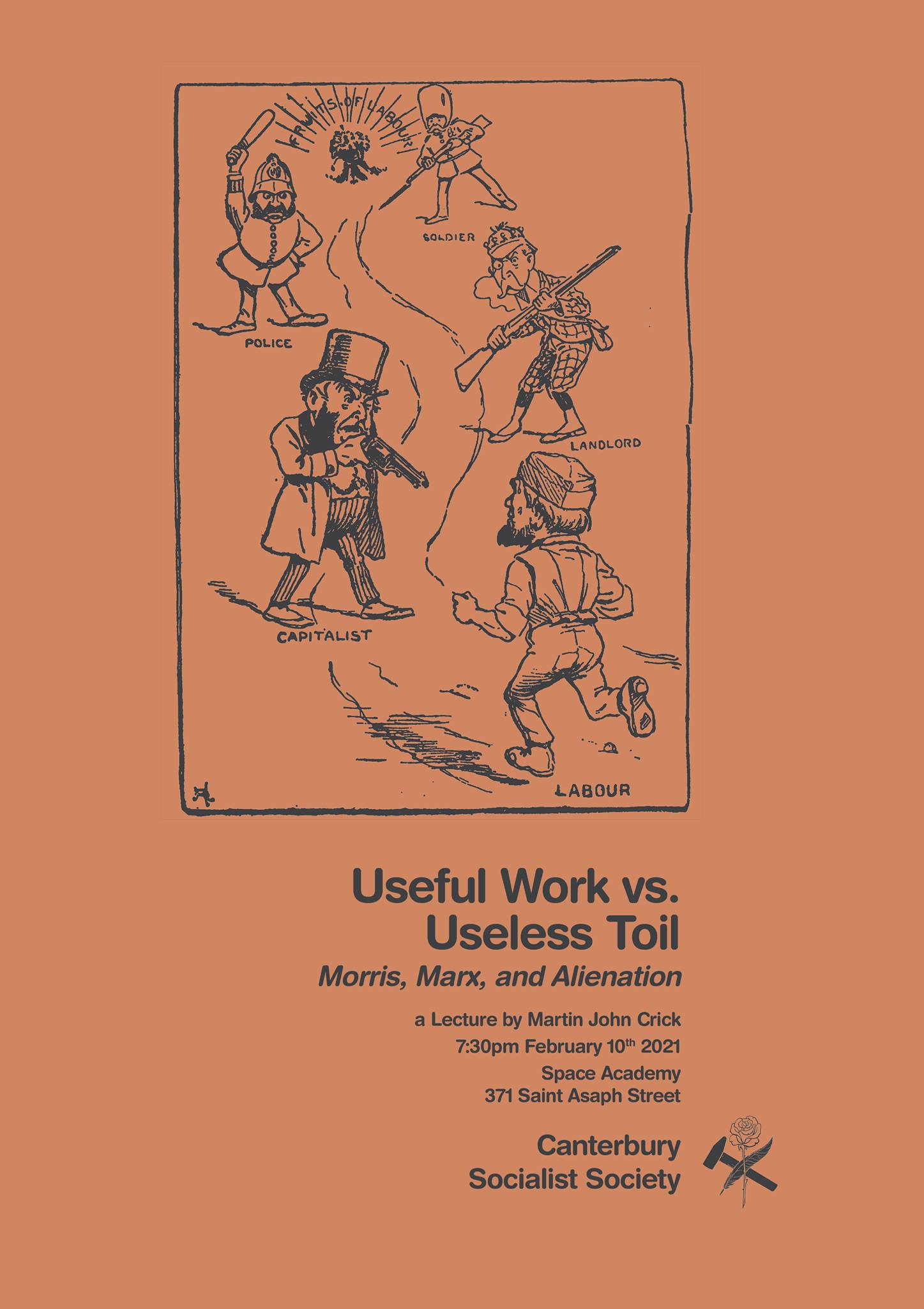 CSS Public Lecture – Useful Work vs. Useless Toil: Marx, Morris, and Alienation
