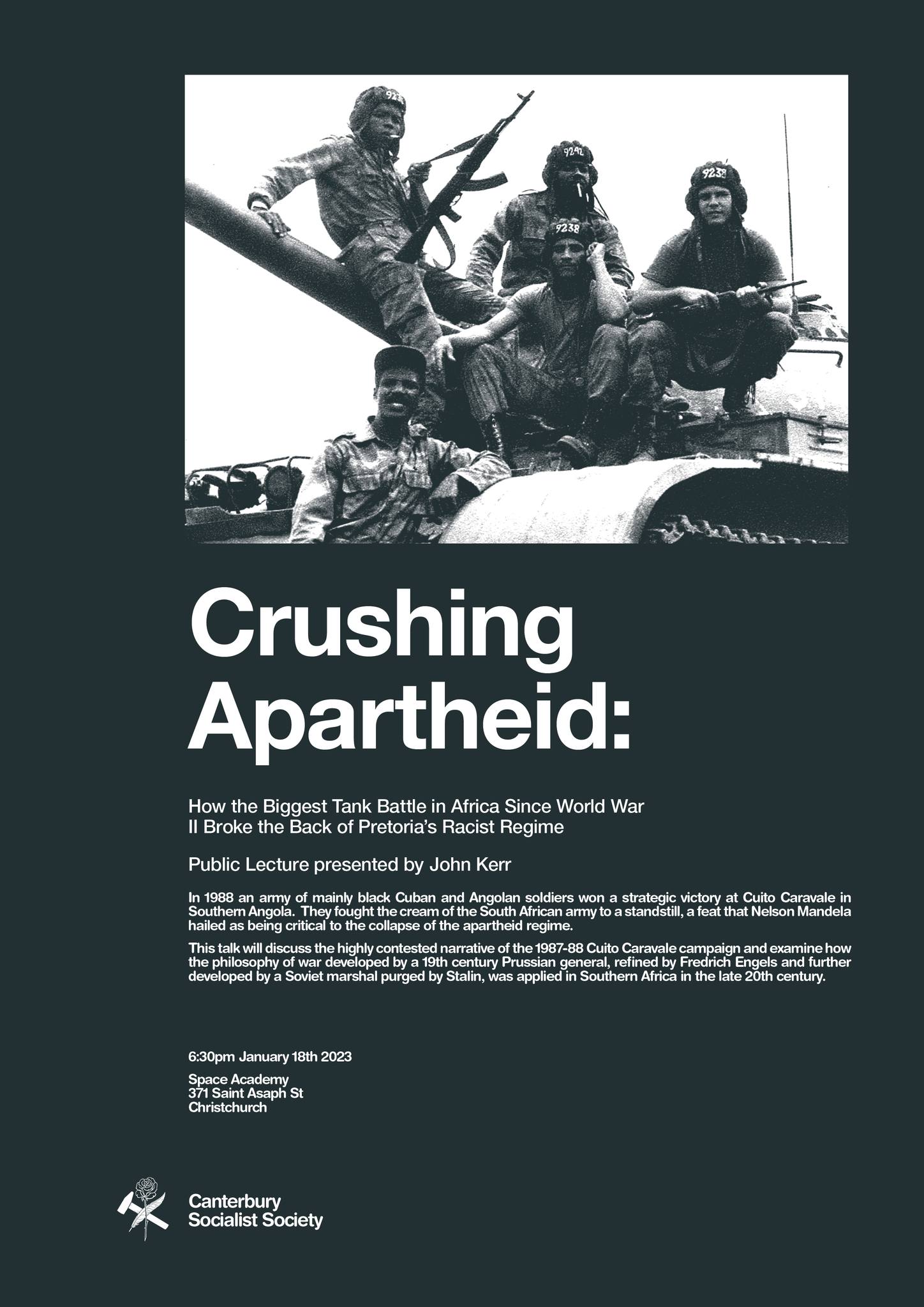 CSS Public Lecture: Crushing Apartheid – Breaking the Back of Pretoria’s Regime