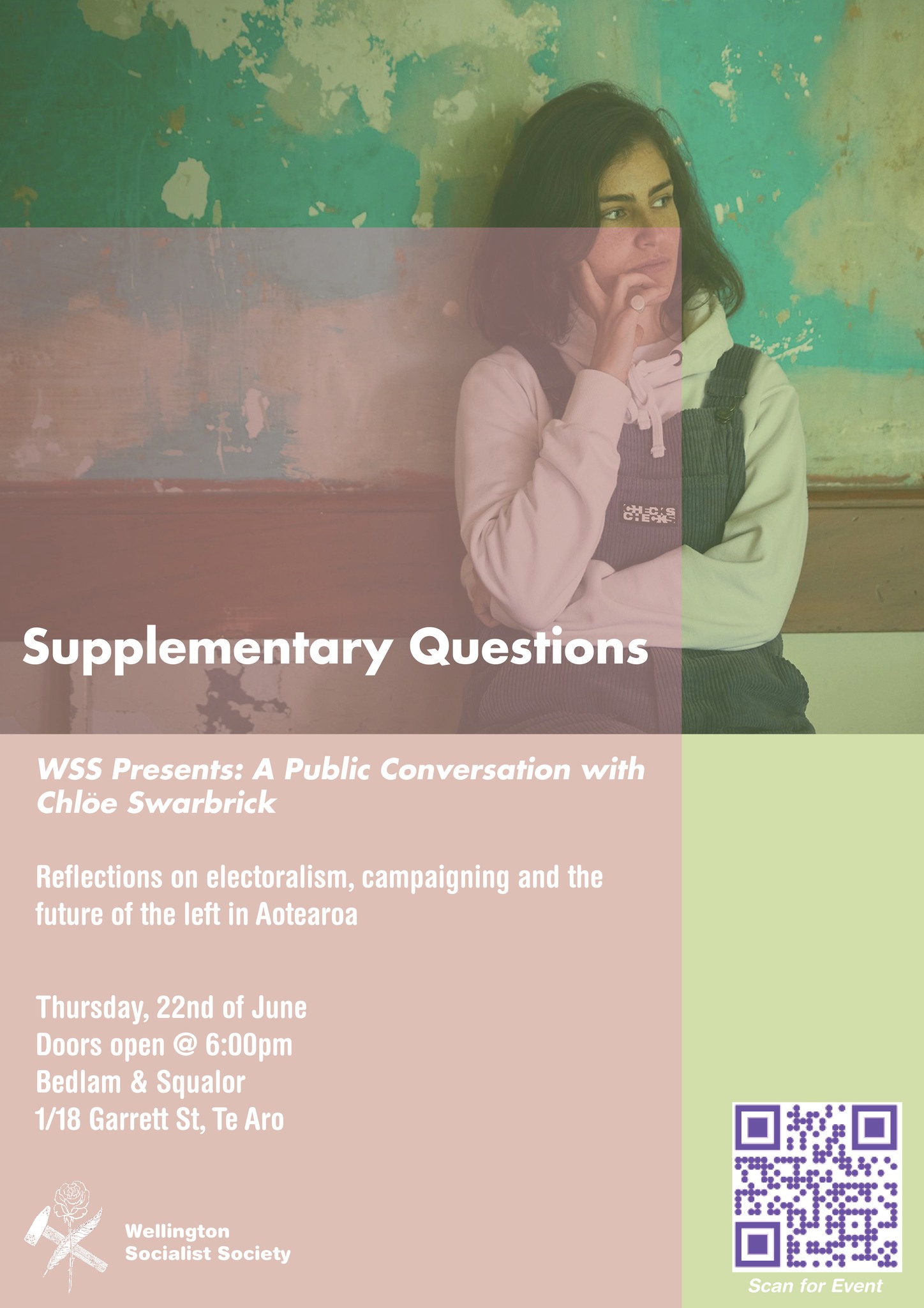 Supplementary Questions – WSS Presents A Public Conversation with Chloe Swarbrick