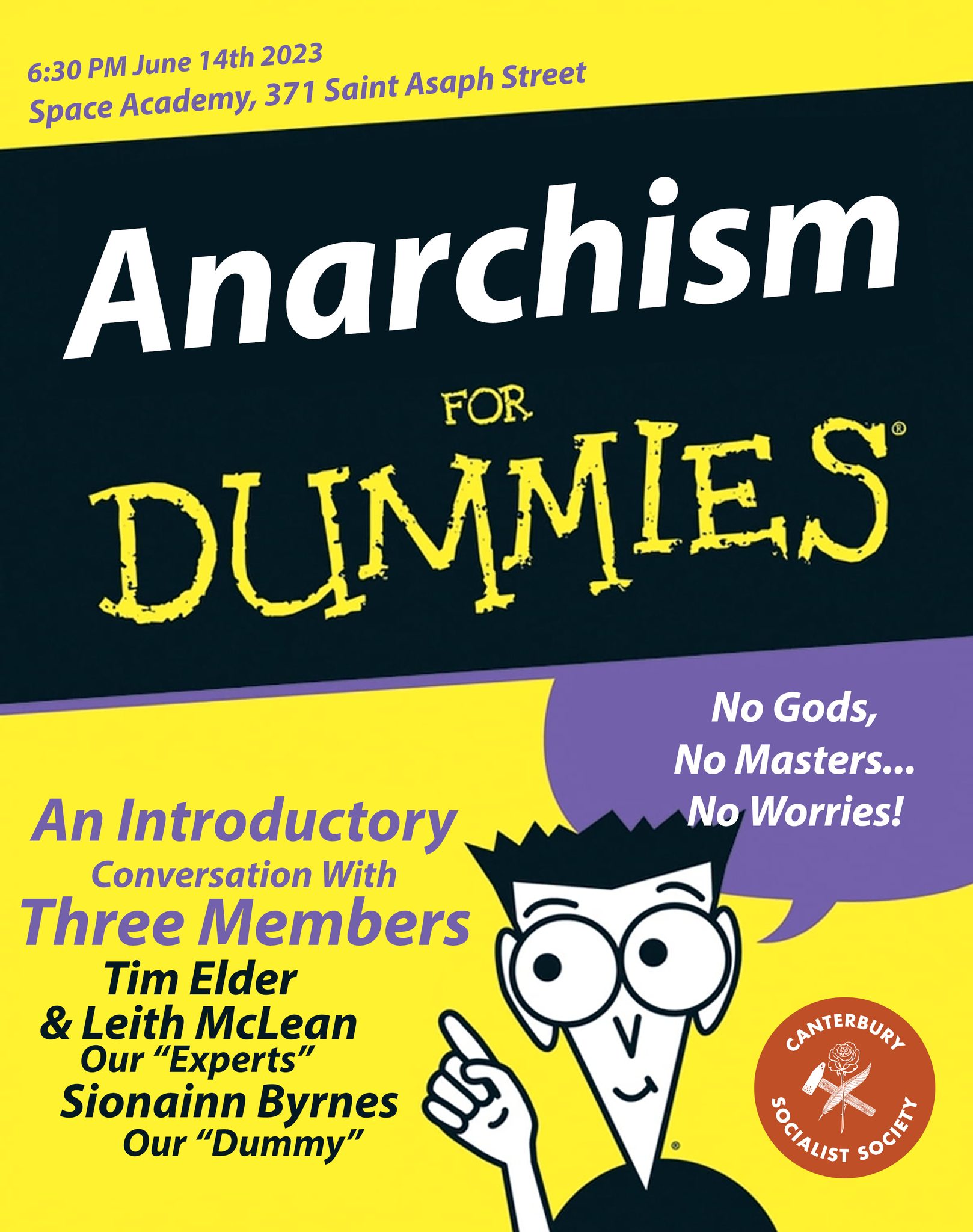 CSS Public Lecture: Anarchism for Dummies