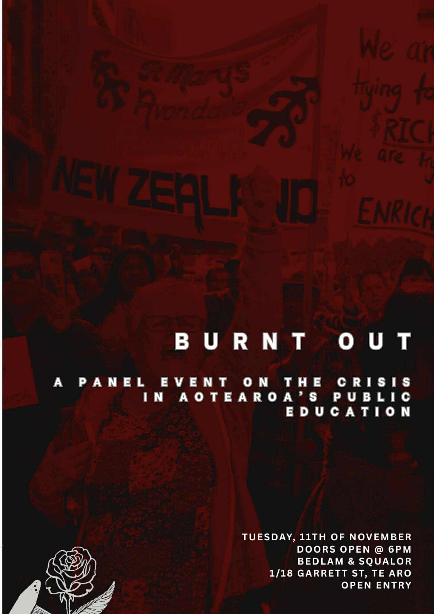 Burnt Out: A Panel Event on the Crisis in Aotearoa’s Public Education