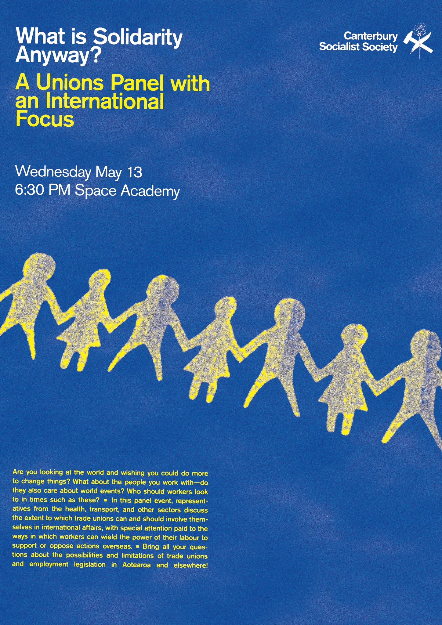 What is Solidarity Anyway? A Unions Panel with an International Focus